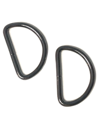 Black Nickel D-Rings – 1-1/2" – set of 2 MAIN