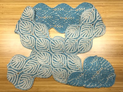 Knit and Crochet with Sheilah – Focus on Two-Color Brioche Scarf LARGE