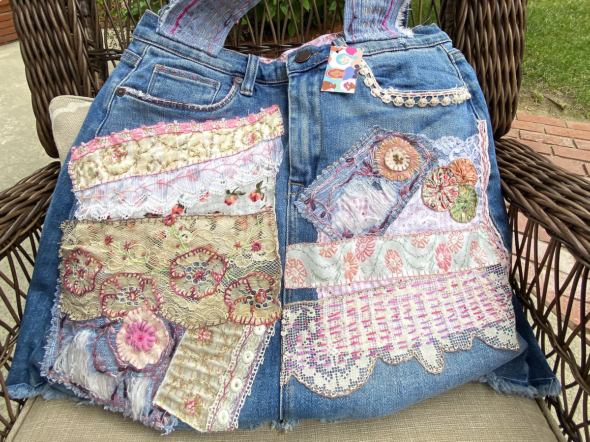 Up-Cycled and Embellished Clothing LARGE