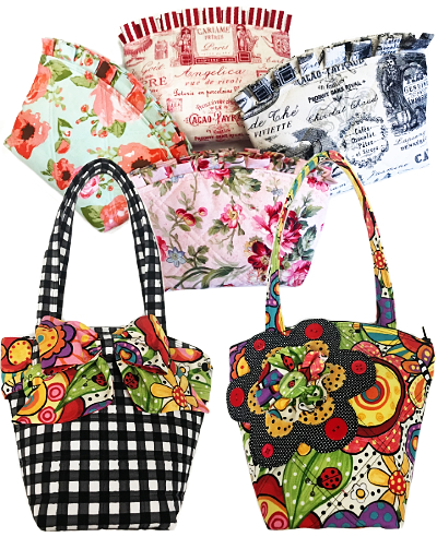 Patti D's Mini Tote and Make-Up Bag MAIN