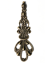 Cast Metal Charm with Antique Bronze Finish – Design 1 THUMBNAIL