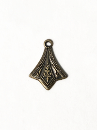 Cast Metal Charm with Antique Bronze Finish – Design 4 THUMBNAIL