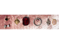 Charm Card with Various Colorful Rhinestones THUMBNAIL