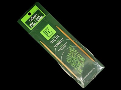 Clover Takumi Premium Bamboo Circular Knitting Needles — 36 in/91 cm length, size US 6 (4.0mm) LARGE