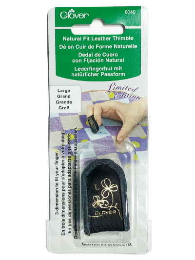 Clover Natural Fit Leather Thimble – Small, Medium or Large MAIN