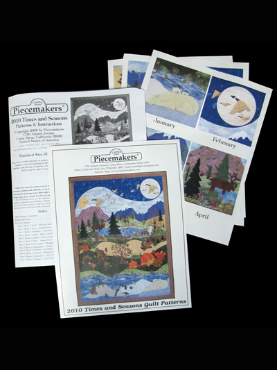 Piecemakers 2010 Times and Seasons Patterns MAIN