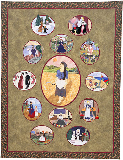 Piecemakers 2006 Calendar Quilt — "Song of the Lark"  *SALE MAIN