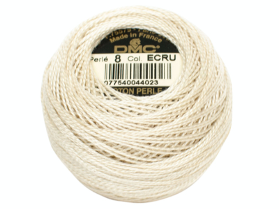 DMC #8 Perle Cotton Ball – Col. Ecru MAIN