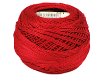 DMC #8 Perle Cotton Ball  – Col. 321 Red THUMBNAIL