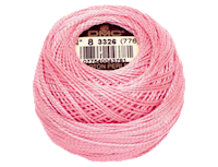 DMC #8 Perle Cotton Ball – Col. 3326 Lt Rose THUMBNAIL