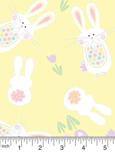 Kanvas Studio "Spring Parade" # 08298-03-Yellow – Easter Bunny Toss MAIN