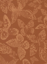 Moda "Garden Society" # 11895-26-GERANIUM – Coral Butterflies THUMBNAIL