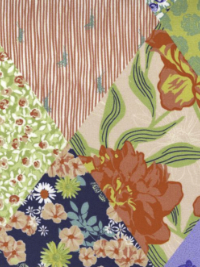 Moda "Garden Society" # 11898-13-RAINBOW – Floral Patchwork Print THUMBNAIL