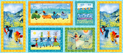 QT Fabrics "Joyful Days" # 1649-20667-Q – Picture Patches Panel MAIN