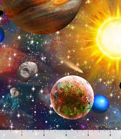 QT Fabrics "Artworks XVIII" # 1649-28223-N – Planet Scenic MAIN