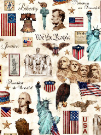 QT Fabrics "Indivisible" # 1649-28682-E – Patriotic Allover THUMBNAIL