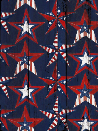 3 Wishes "Heart of America" # 20249-NVY-CTN-D – Patriotic Stars THUMBNAIL