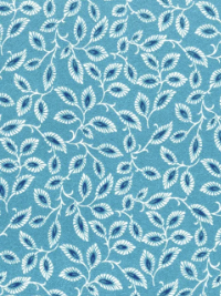 Robert Kaufman "Flowerhouse Time Well Spent Flannel" # 20456-4-BLUE – Blue Leafy Flannel THUMBNAIL