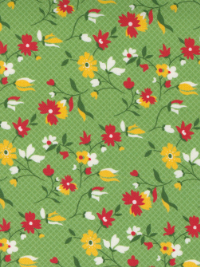 Moda "Story Time" # 21793-15 – Playful Daisy Green THUMBNAIL