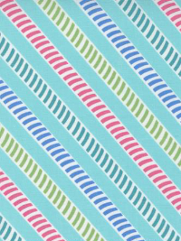 Moda "Picnic Pop" #22436-14-AWESOME AQUA – Straw Stripes THUMBNAIL