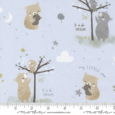 Moda "D is for Dream" # 25120-14-BLUE – Baby Bears MAIN