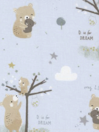 Moda "D is for Dream" # 25120-14-BLUE – Baby Bears THUMBNAIL