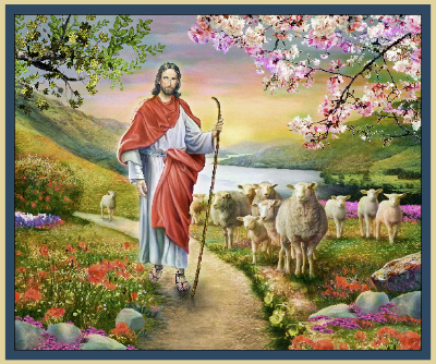 QT Fabrics "The Good Shepherd" # 1849-28878-X – Good Shepard Panel MAIN
