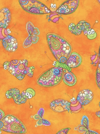 QT Fabrics - Sunbright by Dan Morris Design 1649-28925-0 orange THUMBNAIL