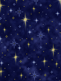 QT Fabrics "Born in Bethlehem" # 1649-28937-N-Navy – Stars THUMBNAIL