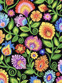 QT Fabrics "Alphabet Garden" # 29879-J – Floral THUMBNAIL