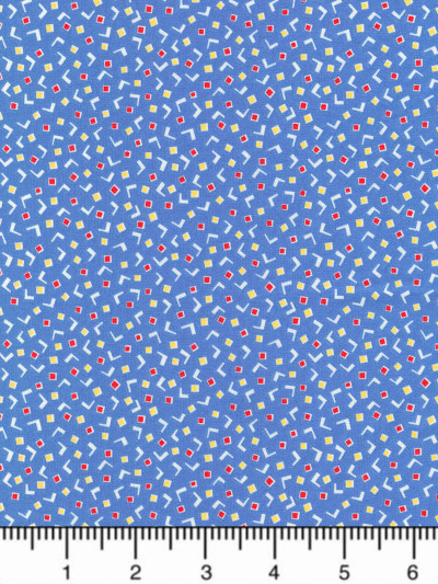 Robert Kaufman "Darlene's Favorites" # ADZ-18753-80 Evening - Geometric Print on Blue MAIN