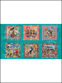 Moda "Lipstick Cowgirl" # 31720-11 – Lipstick Cowgirl Panel THUMBNAIL
