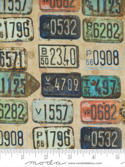 Moda "Lipstick Cowgirl" # 31722-11 – License Plates MAIN