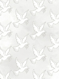 Windham Fabrics "Faith" # 43027-3 – Doves THUMBNAIL