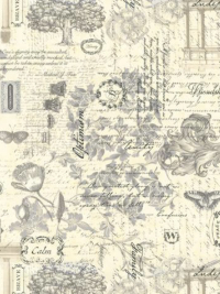 Moda "Favorites - Collages by 3 Sisters" Etchings 44370-11 Charcoal THUMBNAIL