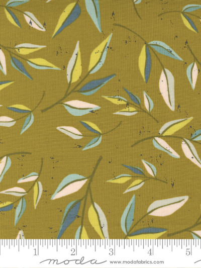Moda "Songbook" # 45523-23 Dijon – Leaf Dream Floral Branch MAIN