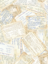 Hoffman "Dash of Love" # V5265-A25 Antique Beige – Recipe Cards Digital Print THUMBNAIL