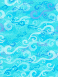 Robert Kaufman - Oceanica AQSD 22410-63 Sky THUMBNAIL