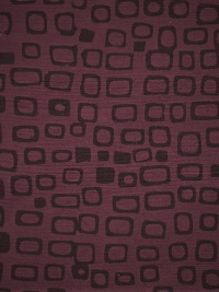 Batik Textiles "Simply Primitive" # 0872 - Purple on Purple Square Print THUMBNAIL