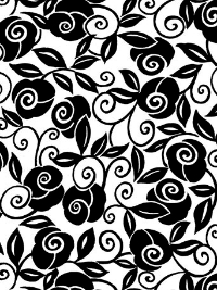 QT Fabrics "Brooke" # 1649-26320-ZJ - Floral Scroll THUMBNAIL
