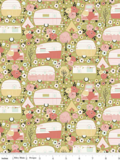 Riley Blake "Joy in the Journey" Main C10680 - Olive MAIN