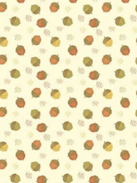 Riley Blake "Adel in Autumn" # C10824-Cream – Acorns on Cream THUMBNAIL