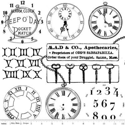 Riley Blake "Mad Masquerade" # C11956-Black – Watch Out MAIN