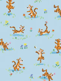 Riley Blake "100 Aker Woods" Tigger Bounce C15173-SKY THUMBNAIL