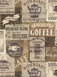 Timeless Treasures # COFFEE-C7984-Brown – Coffee Squares THUMBNAIL