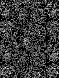 Timeless Treasures "Ink" # C8734-Black – Paisley Doodles THUMBNAIL