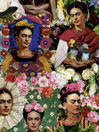 Timeless Treasures "Esperanza" # ART-CD1580-MULTI – Collage of Women's Portraits THUMBNAIL