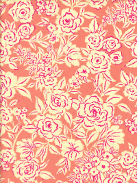 Ink & Arrow Fabrics "Zola" # 26143-C – Coral Etched Floral THUMBNAIL