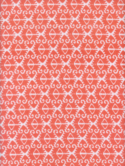 Michael Miller #CX3982-CORA-D col. CORAL - Coral and White Native Print MAIN