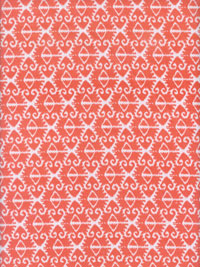 Michael Miller #CX3982-CORA-D col. CORAL - Coral and White Native Print THUMBNAIL